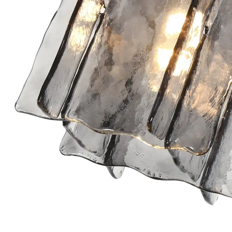 Square Handmade Glass Modern Pendant Light